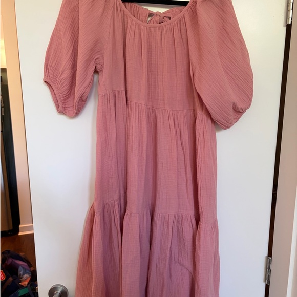 Joe Fresh Dresses & Skirts - Jillian Harris x Joe Fresh Tiered Rose Pink Midi Dress